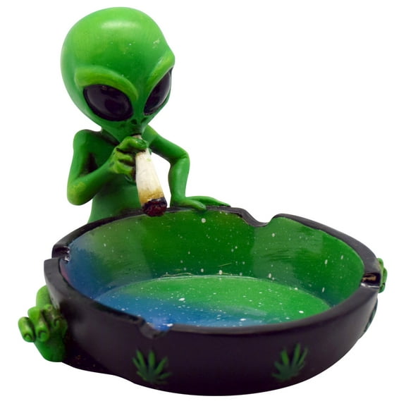 Alien Polyresin Ashtray - 4.5"x3.5"