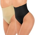 thumbnail image 1 of HAHDAXIA 2 Pcs String Gainant pour Femmes Taille Mi-Haute, 1 of 7