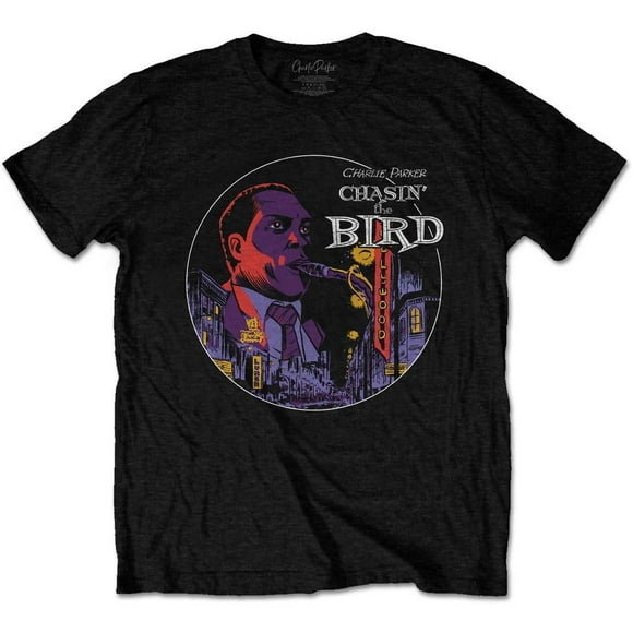 Charlie Parker Adult Chasin' The Bird Hollywood Cotton T-Shirt