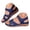 Dark Blue, variant on Dakaela Low Wedge Sandals for Women Comfortable Arch Support Orthopedic Summer Beach Dressy Walking Shoes with Hook and Loop Size 6.5