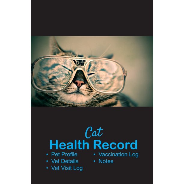 Cat health record Cat vaccine record book Pet health record Puppy vaccine record 101
