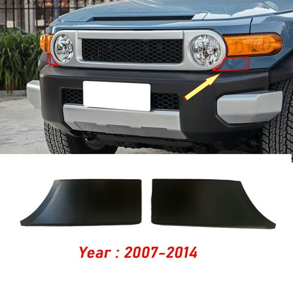 Mduoduo Front Bumper Grille Headlight Lower Filler Trim for Toyota FJ Cruiser 2007 -2014