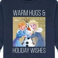 thumbnail image 3 of Frozen 2 - Warm Hugs Holiday Wishes - Toddler And Youth Long Sleeve Graphic T-Shirt, 3 of 5