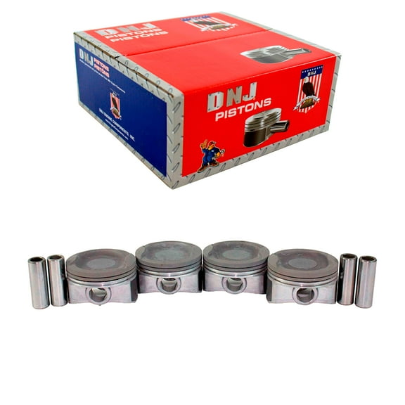 DNJ P4239 Complete Piston Set Fits Cars & Trucks 12-17 Toyota Prius C 1.5L L4 DOHC 16V