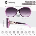 thumbnail image 2 of Sunglasses Womens Polarized Trendy Oversized Sun Glasses, Fashion Ladies Shades 100% UV400 Protection Sunglasses Big Frame, 2 of 4