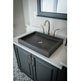 thumbnail image 7 of Rectangular Vessel Sink - Honed Lava Stone, 7 of 7