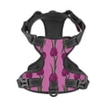 thumbnail image 3 of Kdxio Tulips Flowers Print No Pull Dog Harness Adjustable Reflective Oxford Easy Control Medium Large Dog Harness for Training and Everyday-, 3 of 8