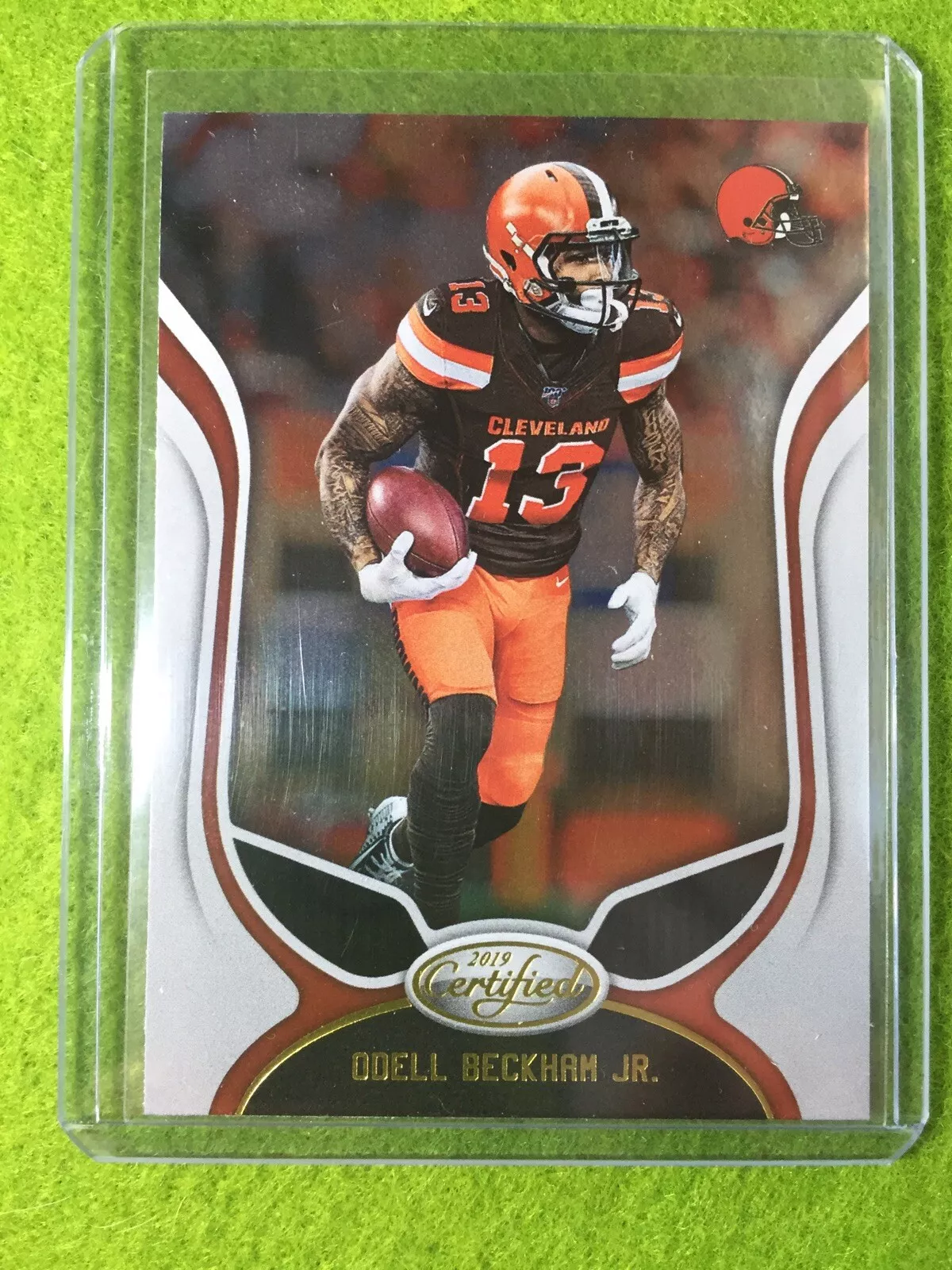 ODELL BECKHAM JR CARD JERSEY #13 CLEVELAND BROWNS FOOTBALL 2019 Panini Certified