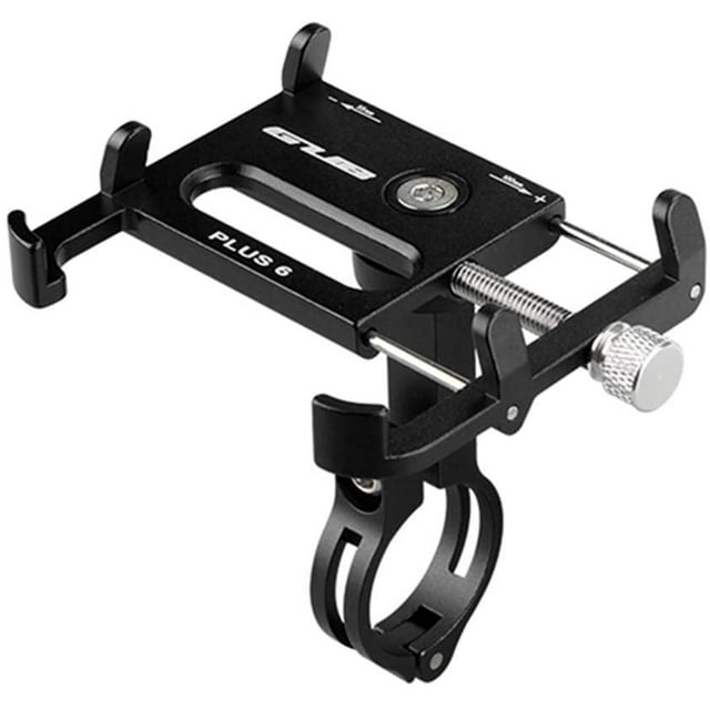 Bicycle & Motorcycle Phone Mount - Aluminum Bike Phone Holder with 360°Rotation Adjustable Handlebar Phone Holder Compatible with iPhone XS XR 8 Plus,Compatible with Samsung S9/S8 (BLACK)