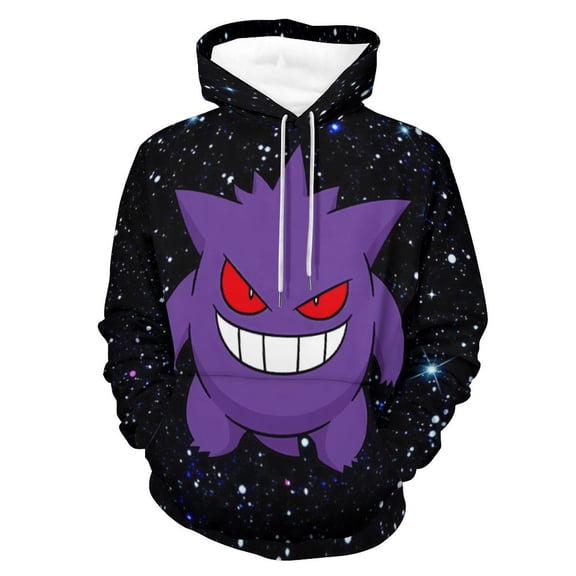 Gengar Hoodie Unisex 3d Novelty Hoodies Graphic Hoodies Pullover Sweatshirts For Men Women Teen 3XL