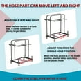 thumbnail image 7 of Heavy Duty Table and Chair Transport Cart with Adjustable Soft Grip Pads - Side Mount Chair Carrier with Secure Handle, 7 of 7