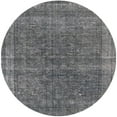 thumbnail image 1 of Ahgly Company Machine Washable Indoor Round Industrial Modern Gunmetal Gray Area Rugs, 5' Round, 1 of 7