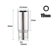 thumbnail image 1 of MYG 1PC 3/8inch Deep Socket Adapter Hex Socket Wrench Heads Ratchet Tool 8-24mm, 1 of 8