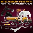 thumbnail image 6 of Metrix Premium Chassis Parts - Front Left & Right Lower Ball Joint Kit Fits 2016-2018 Ford Focus AWD, 2013-2019 Ford Escape, Replacement K500346, K500347, Made in Europe, 6 of 6