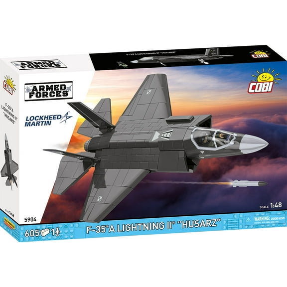 COBI #5904 F-35B Lightning II "Husarz" Fighter Jet - Brand New!