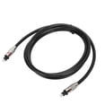 thumbnail image 3 of 1.5m PVC Digital Optical Fiber Audio Cable, TosLink Male to Male, OD6.0 for Clear Audio Transmission, 1.5m Optical Fiber Line, 3 of 8