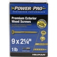 thumbnail image 2 of y Power Pro 48598 Vis en Bois, 9 x 2-1/4 Pouces, Vis de Terrasse Extérieures Premium, Résistantes à la Rouille, Bronze Enduit d'Époxy, Boîte de 1lb, 113 Pcs 113 Pcs, 2 of 4