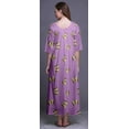 thumbnail image 3 of Bimba Lavender Butterflies Printed Nightgowns Maxi Sleepwear for Women Long Sleep Dress Large, 3 of 5