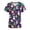 Purple#, variant on Christmas Scrubs for Women, Womens Xmas Holiday Nursing Shirts Blouse Workwear Summer Short Sleeve V Neck Loose Scrubs Tops Working Uniform with Pockets