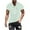 Green, variant on ZCFZJW Mens Summer Short Sleeve Cotton T-Shirts Loose Regular Fit Casual Solid Color Summer Short Sleeve Big and Tall Pullover Tops Lightweight Collared Shirts Black XXXXL