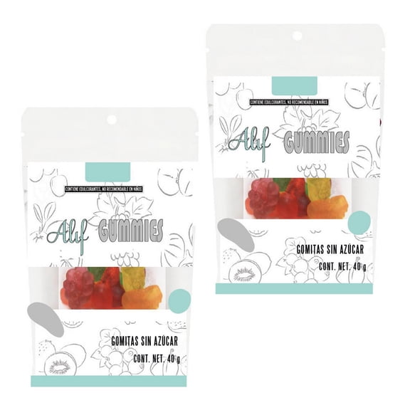 Pack Alif Gomitas Alif Gummies Gomitas sin azucar