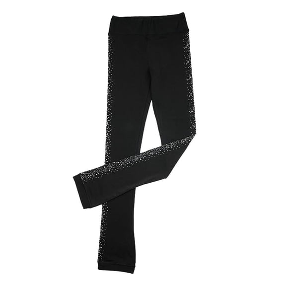 Pantalones de Patinaje de Patinaje Artístico Mujer Niñas de Cristal de Imitación - Estrella 160 Sunnimix Conjunto de pantalones de patinaje
