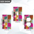 thumbnail image 7 of Yayeee Blank Wall Plate Cover 1-Gang 4.5"x2.7" Home Unused Decorative Outlet, Abstract Geometric Pattern, 7 of 7