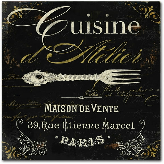 Trademark Fine Art "La Cuisine I" Canvas Art by Color Bakery