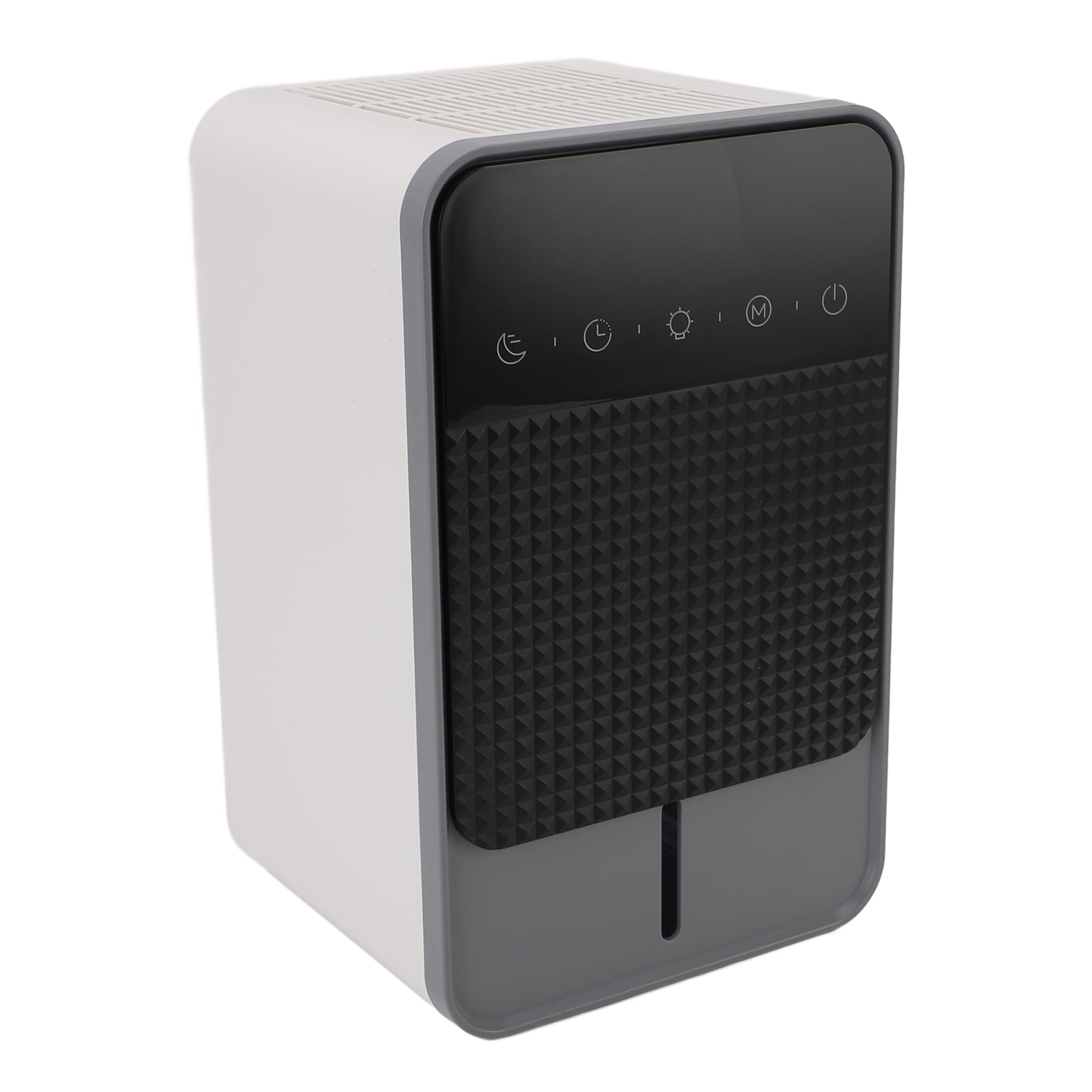 Home Dehumidifier, Efficient 7 Color Ambient Light Auto Shut Off Digital Display Semiconductor Dehumidifier Defrost Function  for Bedroom US Plug