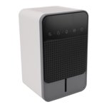 Home Dehumidifier, Efficient 7 Color Ambient Light Auto Shut Off Digital Display Semiconductor Dehumidifier Defrost Function  for Bedroom US Plug