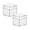 Clear-2PCS, variant on Acrylic Plastic Box with Lid,Transparent Square Candy Containers,Small Square Cube Storage Candy Box,Small Display Box,Stackable Small Acrylic Cubes for Candy,Tiny Beads,Earring,Jewelry,Clear