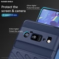thumbnail image 3 of Case for Google Pixel 6, Dual Layer Protective Heavy Duty Cell Phone Cover Shockproof Rugged with Non Slip Textured Back  Military Protection Bumper Case for Google Pixel 6 6.4 inch 2021,Darkblue, 3 of 8