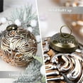 thumbnail image 4 of 12 PCS Vintage Christmas Ball Ornaments, 3.14" Farmhouse Style Distressed Metal Finish Baubles, Rustic Holiday Tree Decorations with Vintage Finish for Christmas Home Decor, 4 of 6