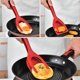 thumbnail image 5 of Espátula para yemas, espátula para huevos fritos con yemas, pinzas para espátula con agarre y giro, espátula de silicona de doble cara para huevos fritos, pinzas para girar y girar, espátula para huev, 5 of 6