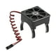 thumbnail image 1 of Ventilador de refrigeración con cubierta de disipador de calor para motor RC para camión de control remoto TRX4 SCXI10 540 550 negro, 1 of 9
