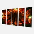 thumbnail image 2 of Fleurs Orange Fractales Abstraites - Impression sur Toile Florale, 2 of 3