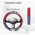 thumbnail image 5 of Jeiento American Flag Golf Cart Steering Wheel Covers for Women Men Breathable Golf Cart Steering Wheel Cover Auto Interior Protector Universal Fit Boat Steering Wheel Cover, 5 of 7