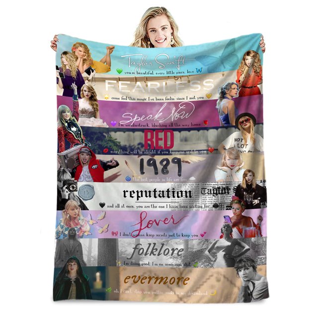 Fans Of Music, Singer Flannel Blanket, Gift Blanket Nap Blanket Star Blanket--SinKeeU