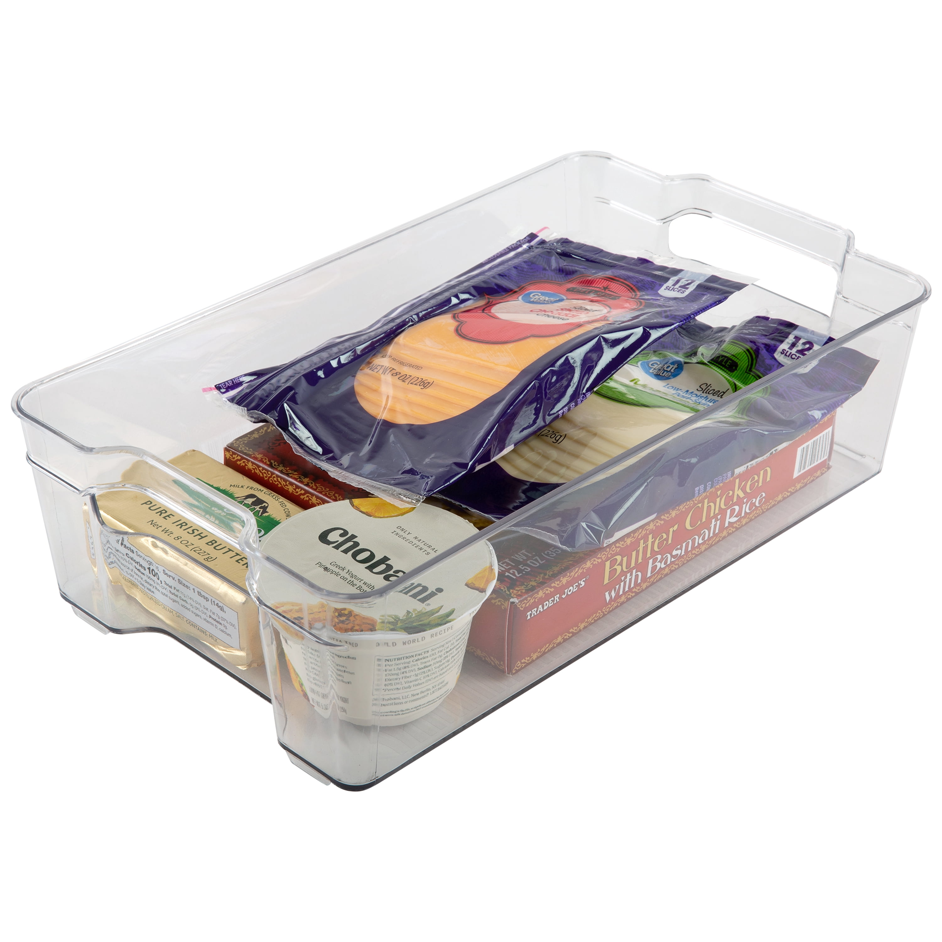 Kitchen Details 2 Pack X-Large Refrigerator Shelf Organizer