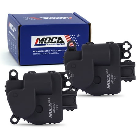 MOCA AUTOPARTS 2x 604-021 Heater Air Blend Door Actuator Fit for 2010-2016 Jeep Compass & 2007-2011 Dodge Charger