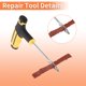thumbnail image 5 of Kit de Reparación de Neumáticos de 25 Piezas para Jeep, Auto, RV, SUV, UTV, Camión, Motocicleta, Tractor, 5 of 7