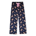thumbnail image 3 of Sleep On It Girls 2-Pack Fleece Pajama Pants - Navy, 7-8, 3 of 6