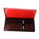 thumbnail image 3 of Juego de 40 puntas hexagonales profesionales con punta de estrella Torx estriada Rojo, 3 of 7
