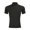 Black, variant on Mens Bodybuilding Sports Tight T-shirt Summer Compression Turtleneck Short Sleeve Gym Fitness Running Quick Dry Male Workout Top