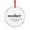 Pattern-3, variant on Definition of Mother Xmas Ornament Mom Gifts Mothers Day Birthday Gifts Christmas Glass Decoration Xmas Tree Decor for Kids Mom Dad Friends Loves