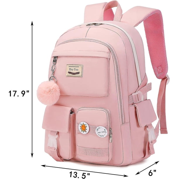 BXCNCKD Mochila Escolar Kawaii Con Alfileres - Linda