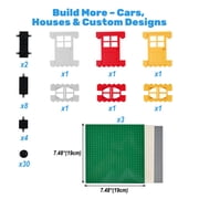 Faburo 1600 PCS Building Bricks Set, Classic Bulk Building Blocks Compatible with All Major Brands, Creative STEM Construction Toy Gift for Kids