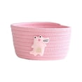 thumbnail image 2 of Cotton Rope Storage Frame Woven Storage Basket a Organizers and Storage, Small Woven Basket Cute Blue Rope Basket Cotton, 1X Storage Basket, by Meiiso, 2 of 8