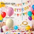 thumbnail image 2 of Globos de Látex JKGOO Kit de Fiesta 80 Piezas 10" Rosa y Amarillo, 2 of 6