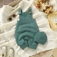 Tyuong Baby Knitted Romper Sleeveless Sweater Outfit Overalls For Boy